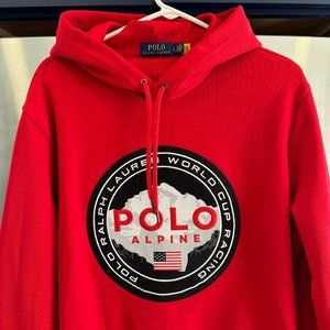 Polo Hooded Alpine World Cup Racing Sweatshirt Size: Large